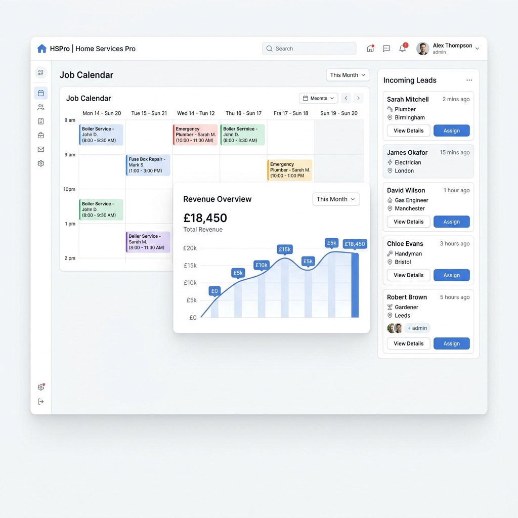 Professional Dashboard Preview